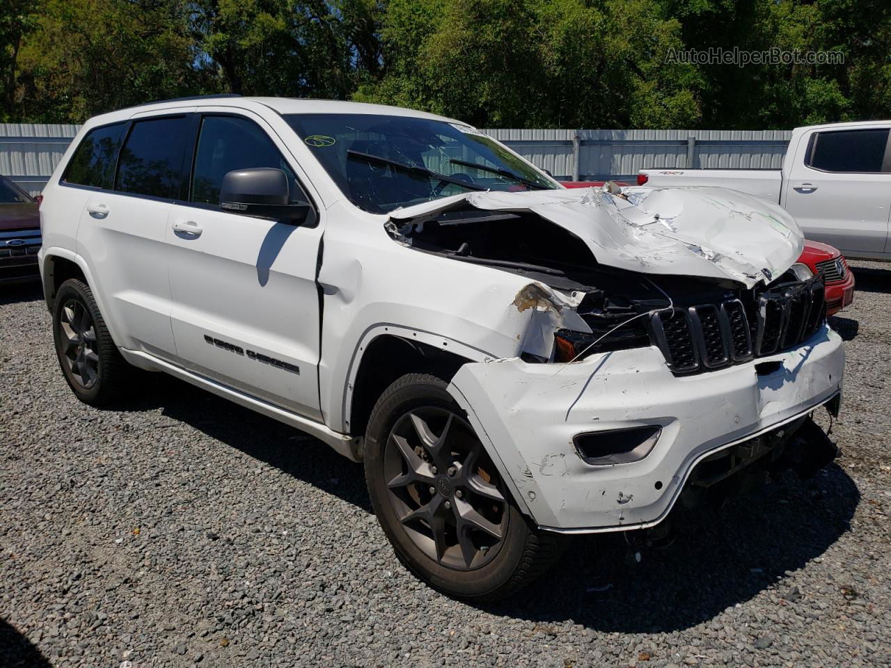 2021 Jeep Grand Cherokee Limited Белый vin: 1C4RJFBG2MC527382