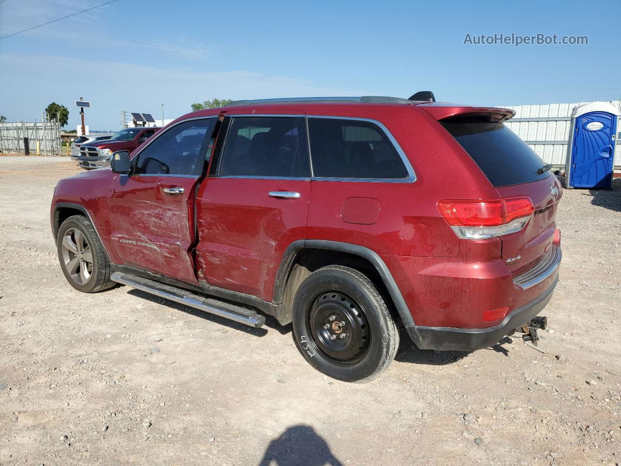 2014 Jeep Grand Cherokee Limited Maroon vin: 1C4RJFBG3EC133195