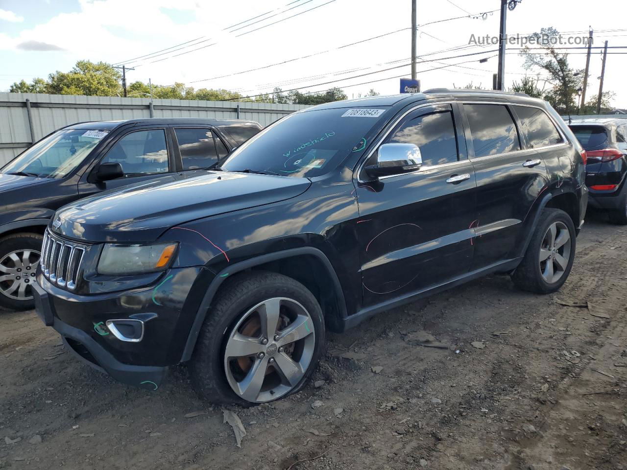 2014 Jeep Grand Cherokee Limited Черный vin: 1C4RJFBG3EC159716