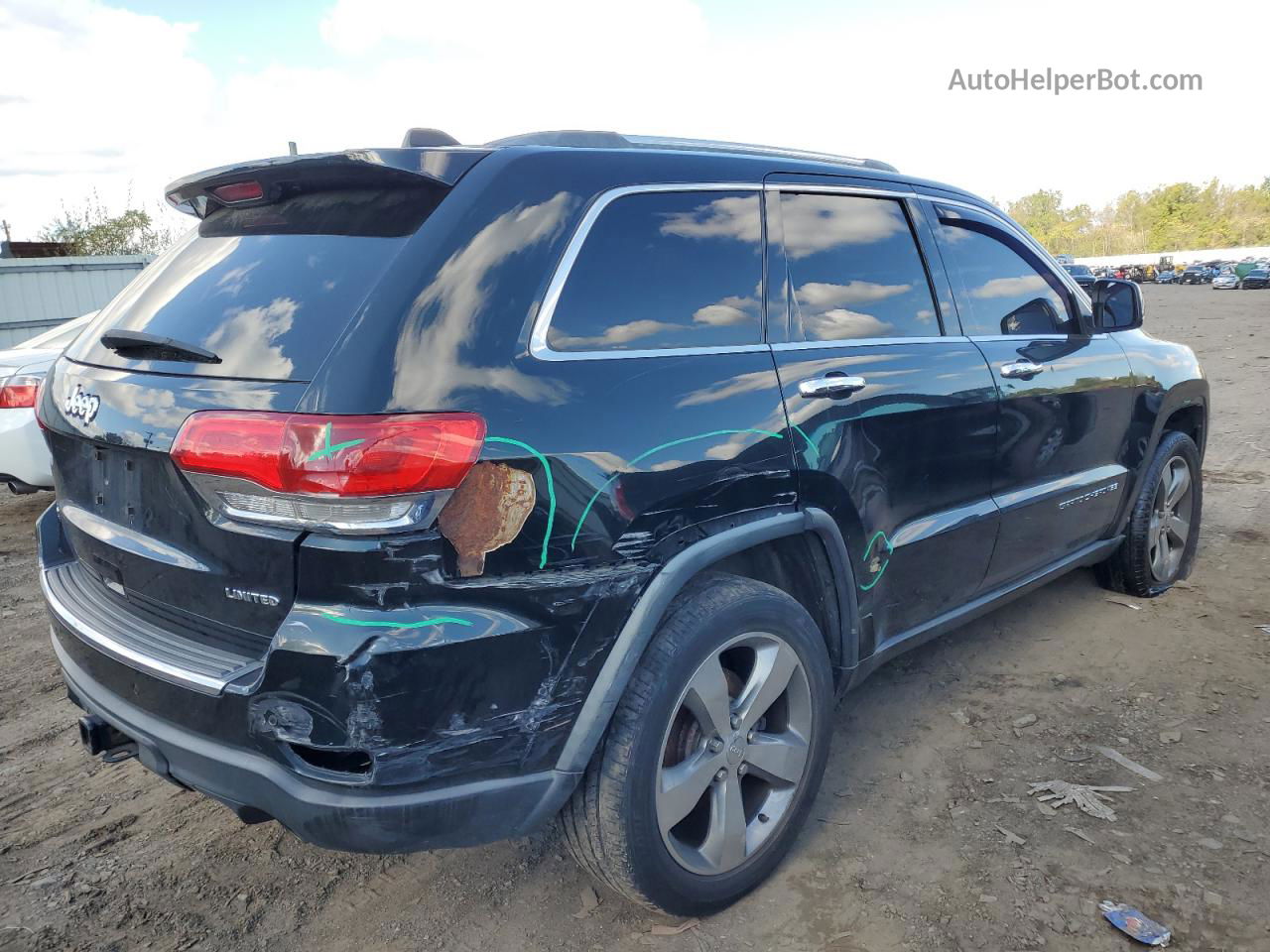 2014 Jeep Grand Cherokee Limited Black vin: 1C4RJFBG3EC159716