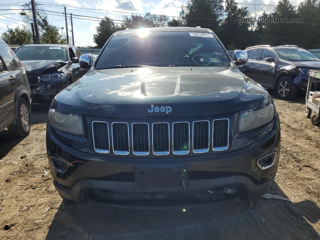 2014 Jeep Grand Cherokee Limited Black vin: 1C4RJFBG3EC159716