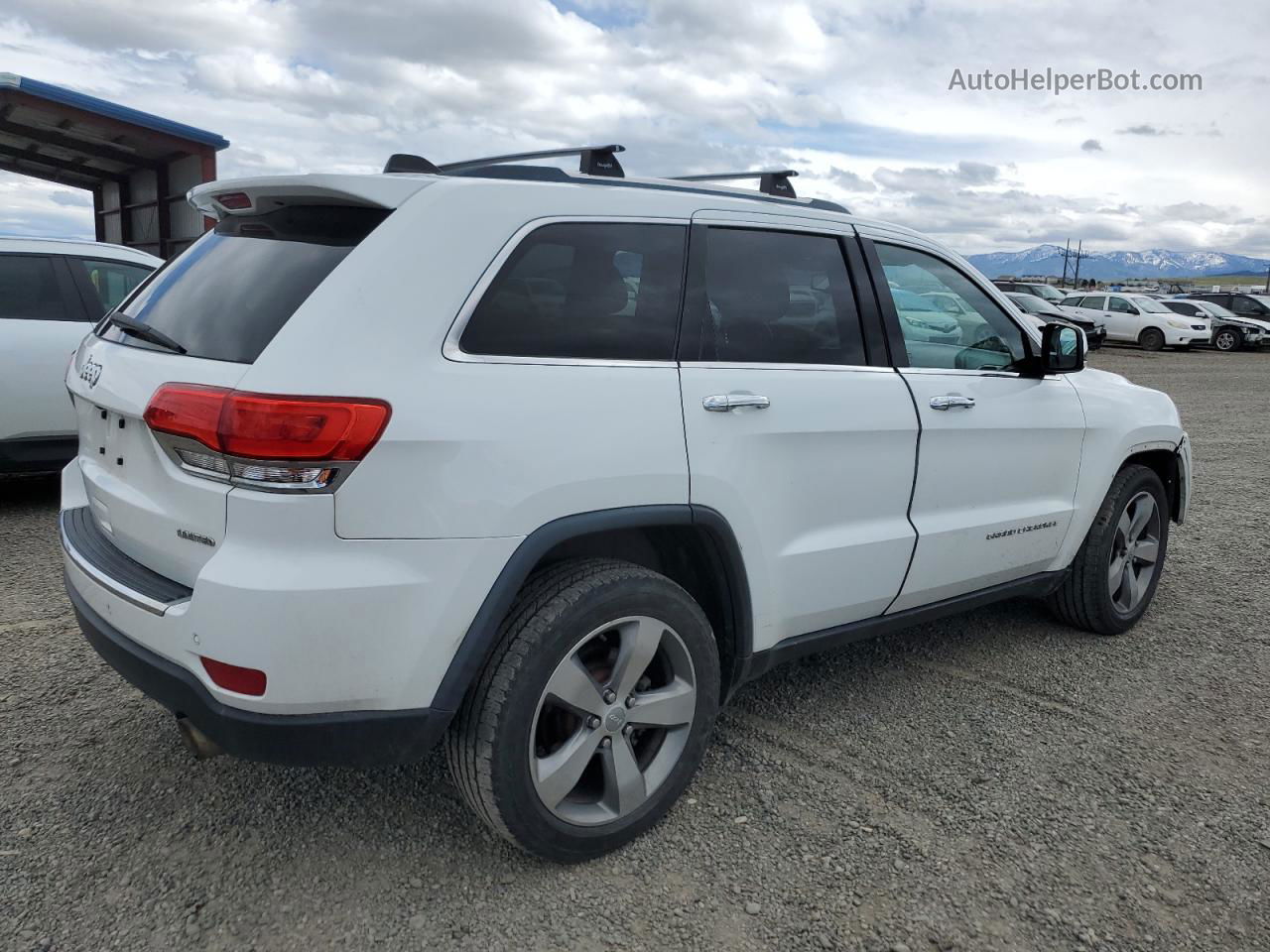 2014 Jeep Grand Cherokee Limited White vin: 1C4RJFBG3EC190397