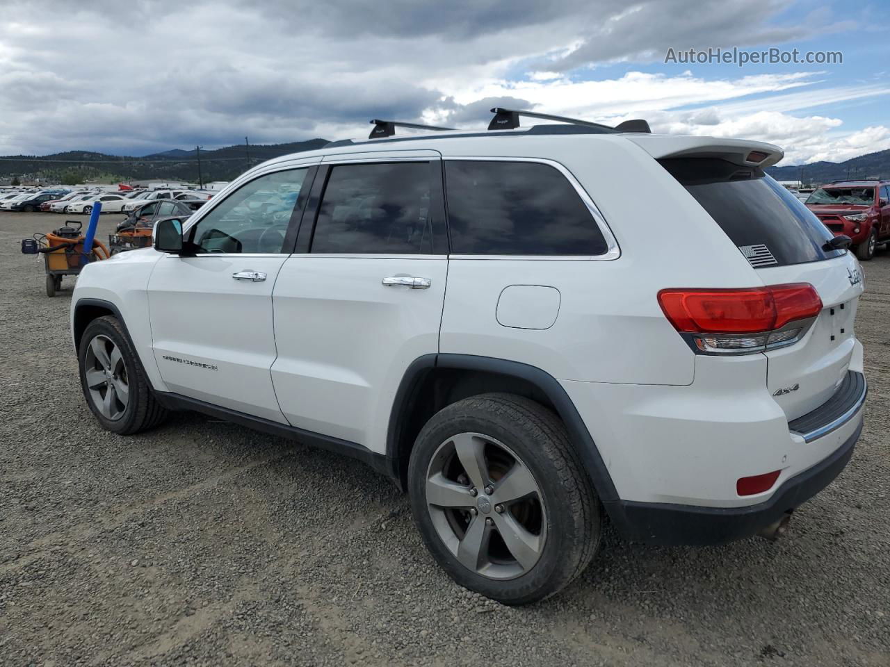 2014 Jeep Grand Cherokee Limited White vin: 1C4RJFBG3EC190397