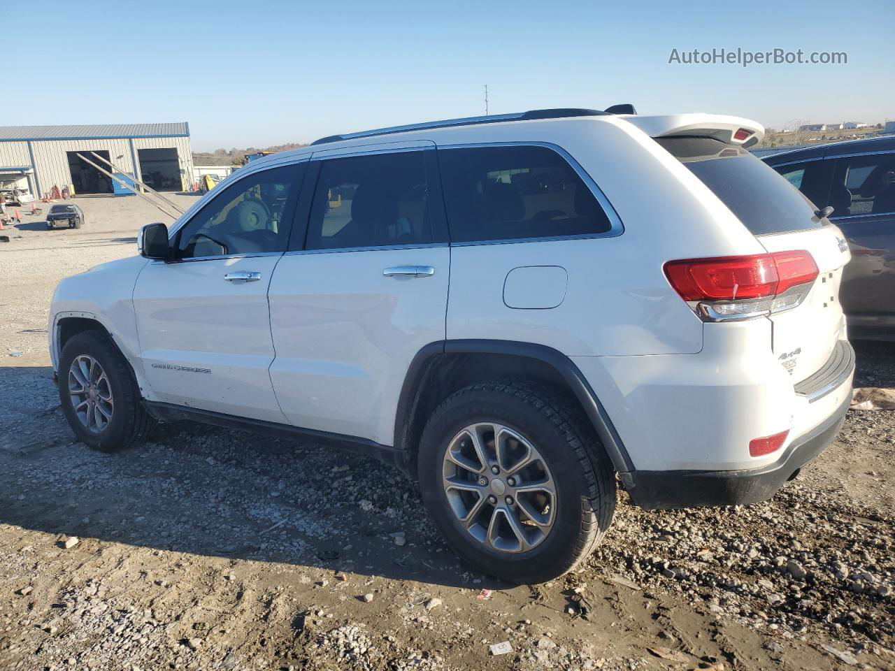 2014 Jeep Grand Cherokee Limited White vin: 1C4RJFBG3EC279595