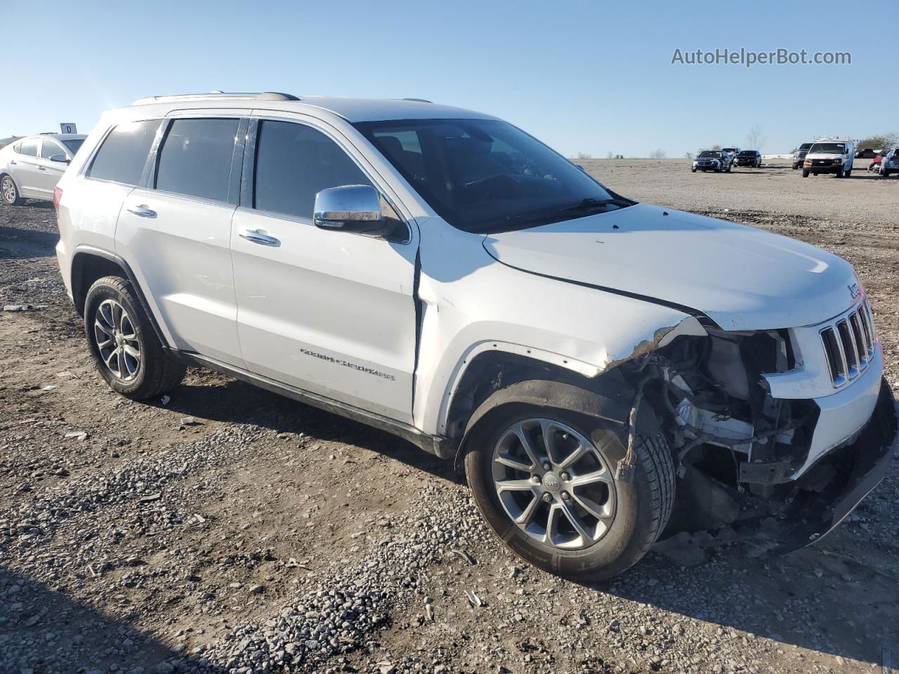 2014 Jeep Grand Cherokee Limited Белый vin: 1C4RJFBG3EC279595