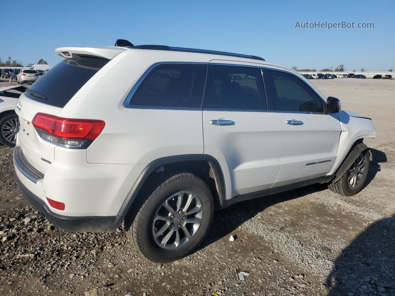 2014 Jeep Grand Cherokee Limited White vin: 1C4RJFBG3EC279595