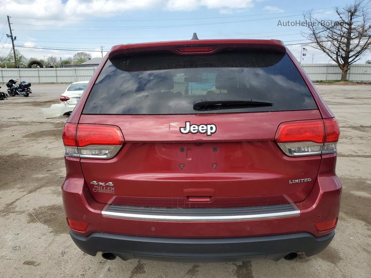 2014 Jeep Grand Cherokee Limited Burgundy vin: 1C4RJFBG3EC383875