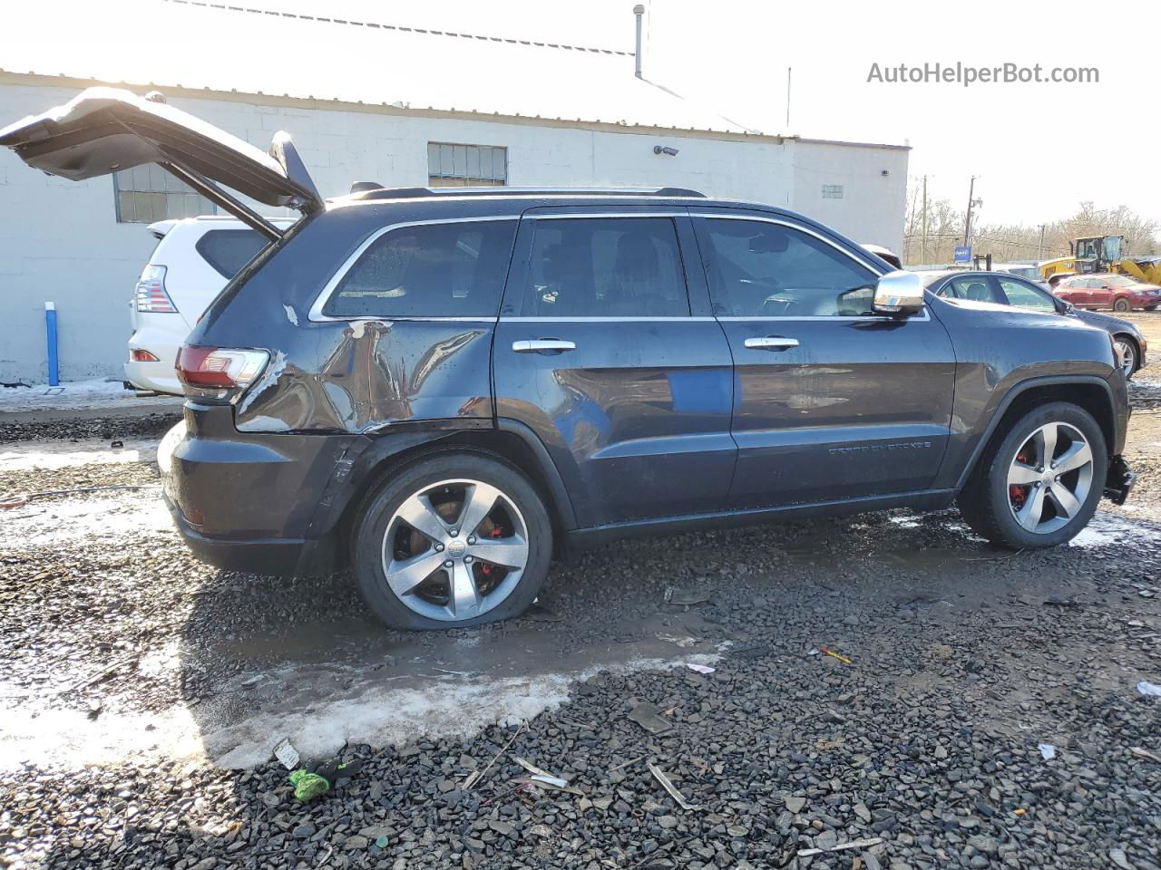 2014 Jeep Grand Cherokee Limited Угольный vin: 1C4RJFBG3EC385058