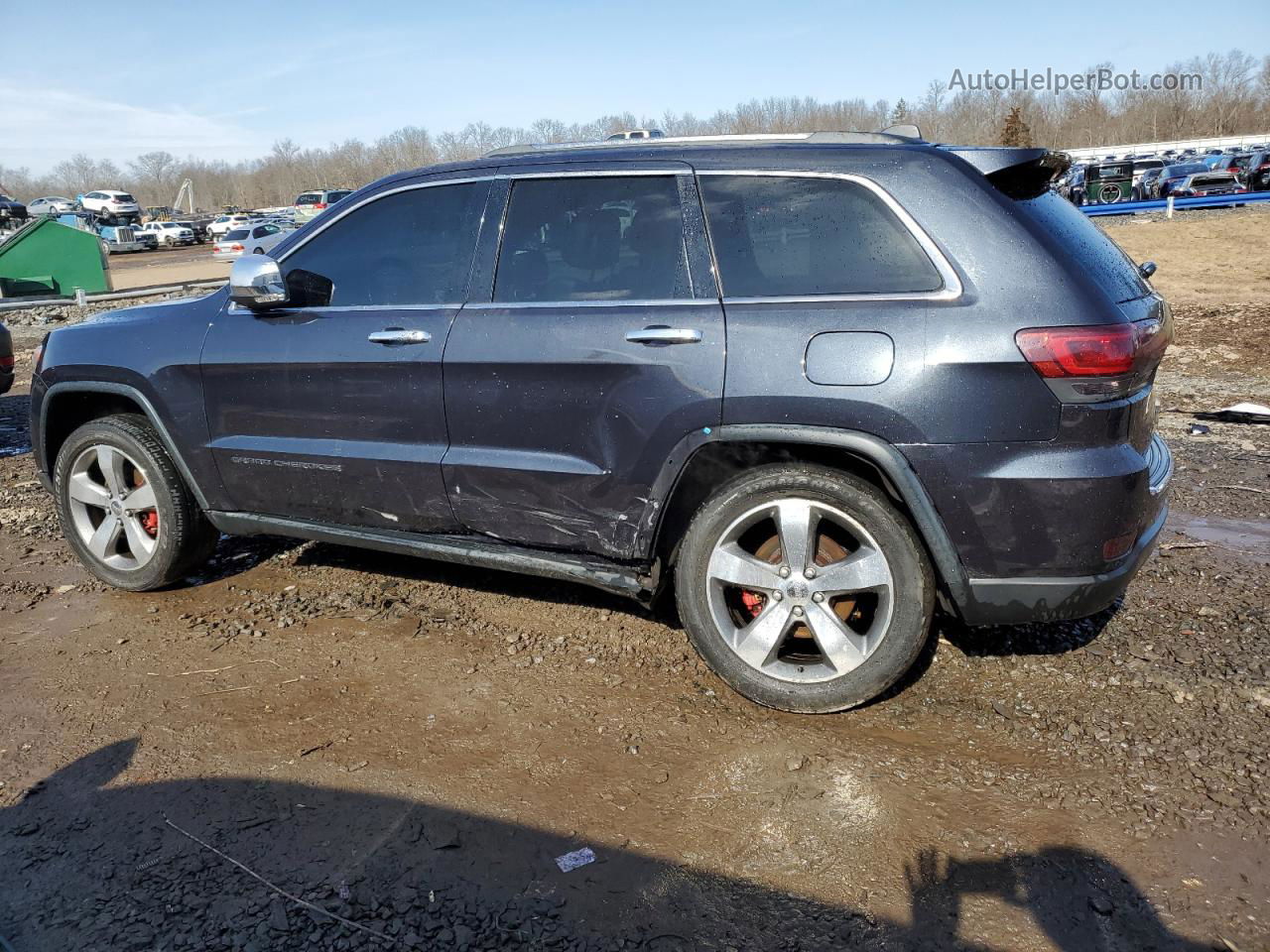 2014 Jeep Grand Cherokee Limited Угольный vin: 1C4RJFBG3EC385058