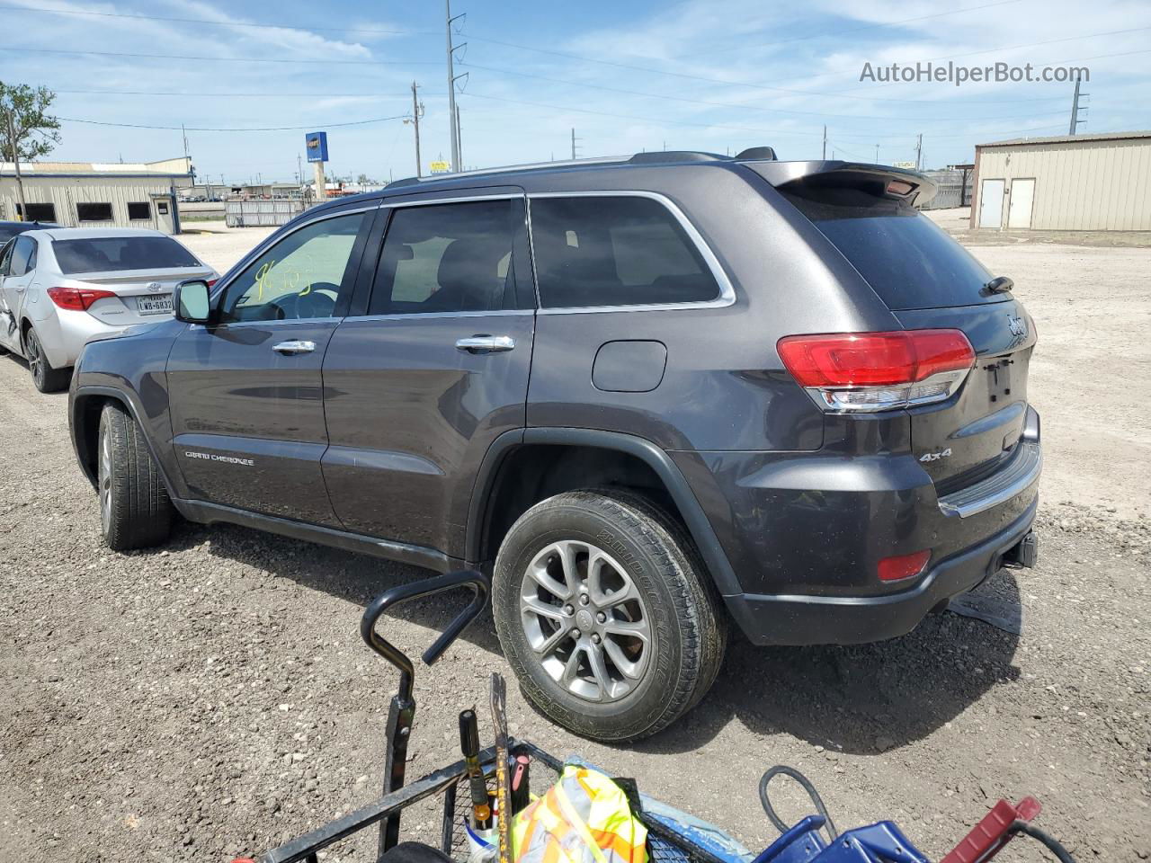 2014 Jeep Grand Cherokee Limited Gray vin: 1C4RJFBG3EC395900