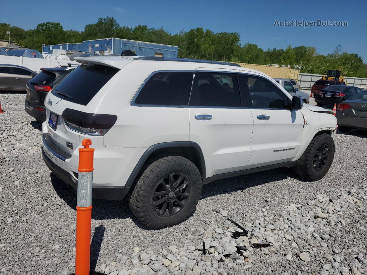 2014 Jeep Grand Cherokee Limited White vin: 1C4RJFBG3EC453245