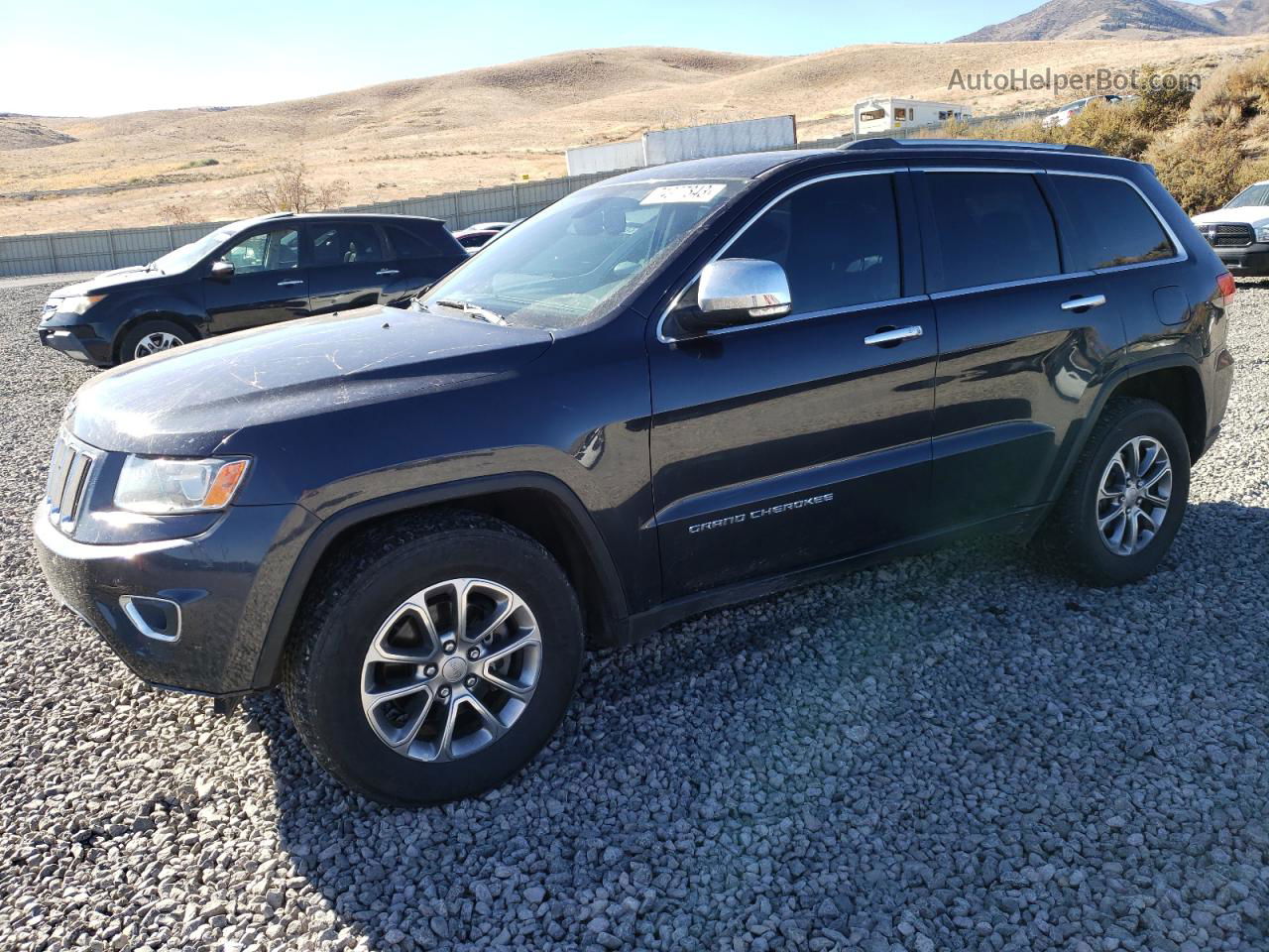 2014 Jeep Grand Cherokee Limited Синий vin: 1C4RJFBG3EC501973