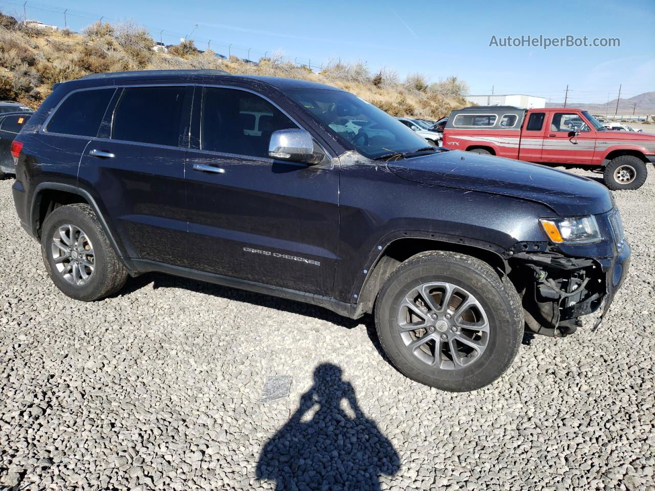 2014 Jeep Grand Cherokee Limited Синий vin: 1C4RJFBG3EC501973