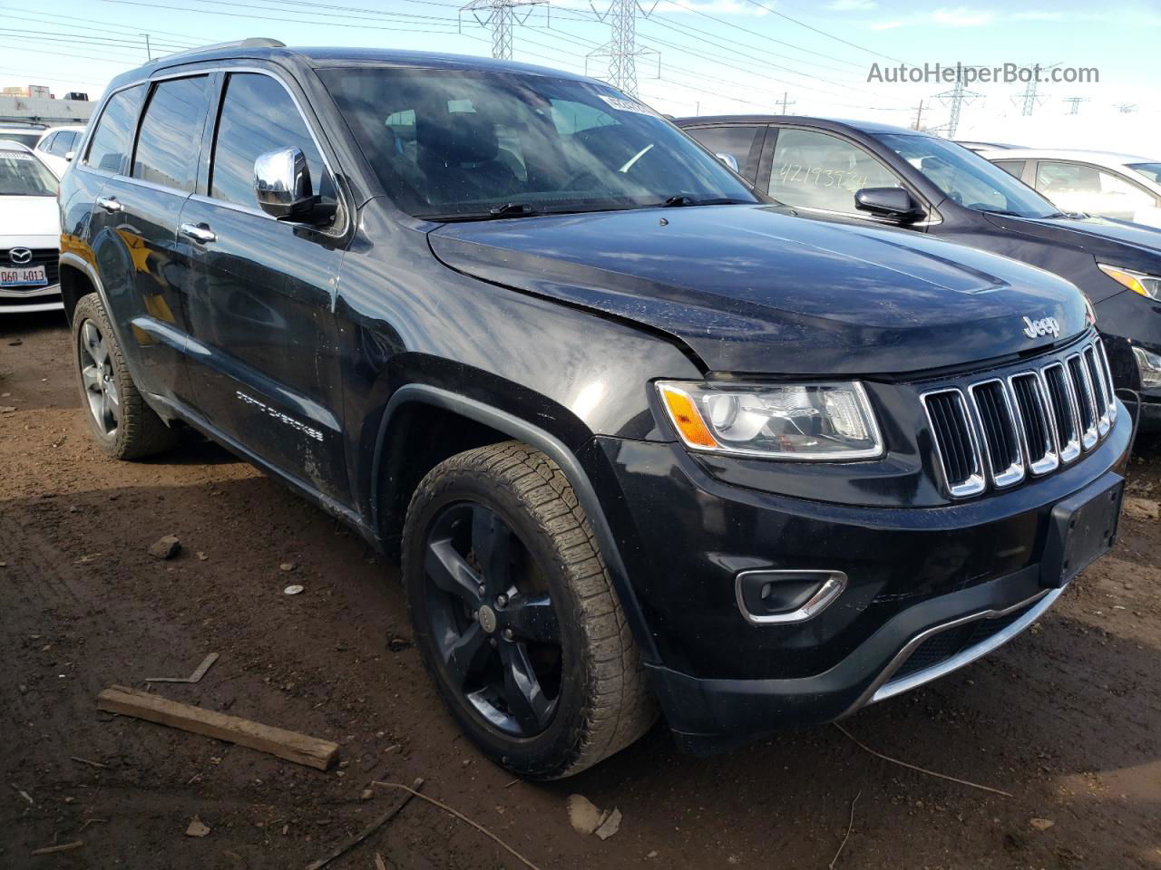 2014 Jeep Grand Cherokee Limited Черный vin: 1C4RJFBG3EC510009