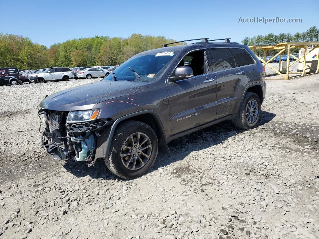 2014 Jeep Grand Cherokee Limited Gray vin: 1C4RJFBG3EC540529