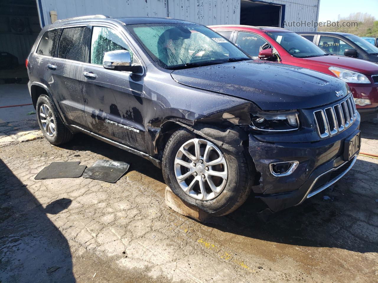 2014 Jeep Grand Cherokee Limited Угольный vin: 1C4RJFBG3EC549618