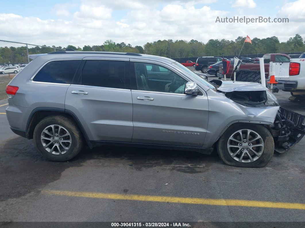 2015 Jeep Grand Cherokee Limited Silver vin: 1C4RJFBG3FC125146