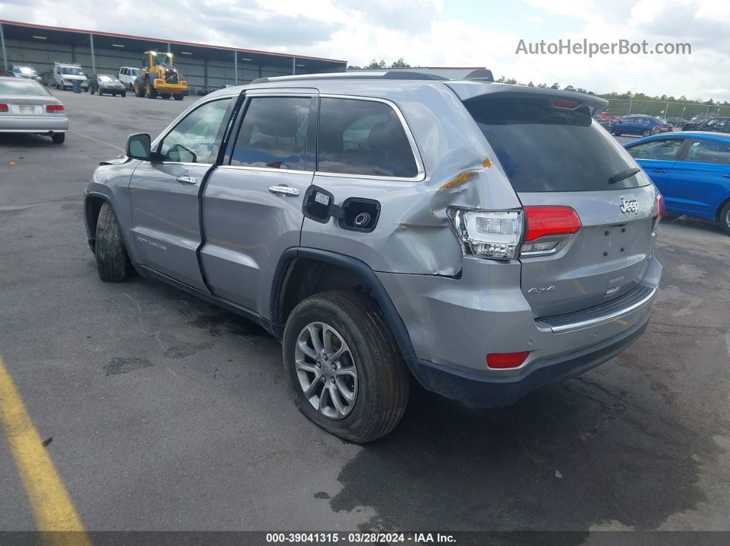 2015 Jeep Grand Cherokee Limited Silver vin: 1C4RJFBG3FC125146