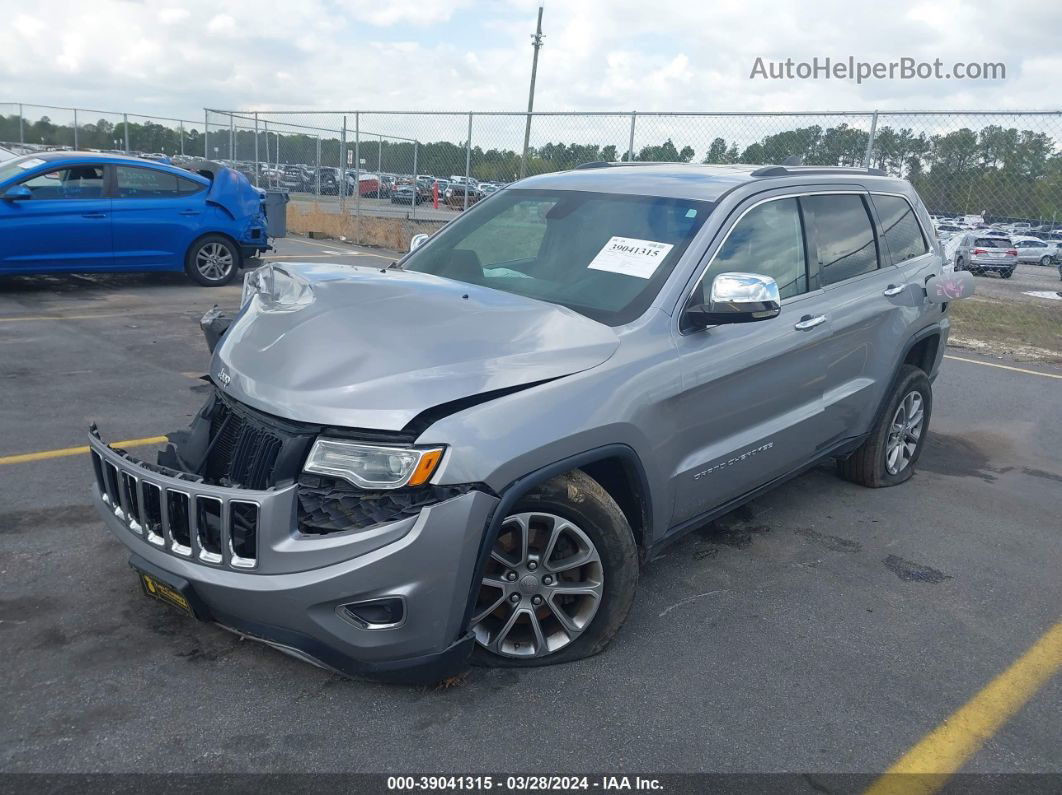 2015 Jeep Grand Cherokee Limited Silver vin: 1C4RJFBG3FC125146