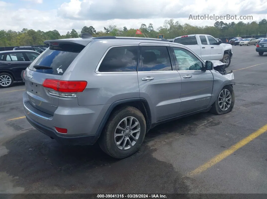 2015 Jeep Grand Cherokee Limited Silver vin: 1C4RJFBG3FC125146