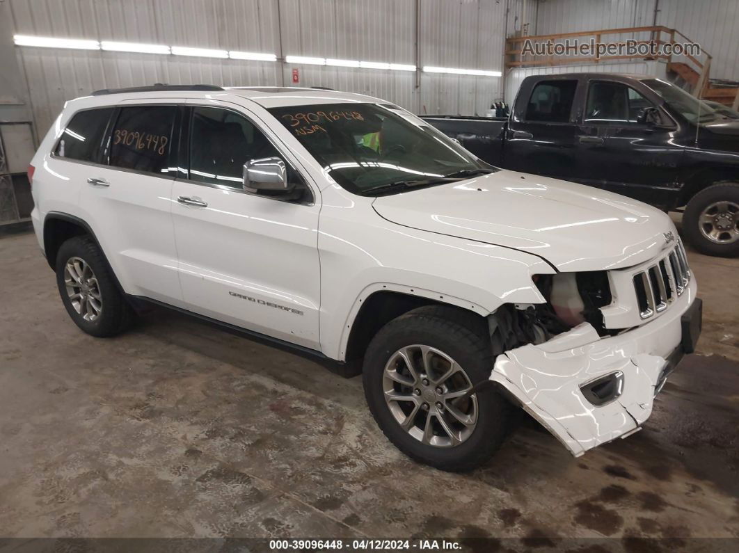 2015 Jeep Grand Cherokee Limited White vin: 1C4RJFBG3FC637988