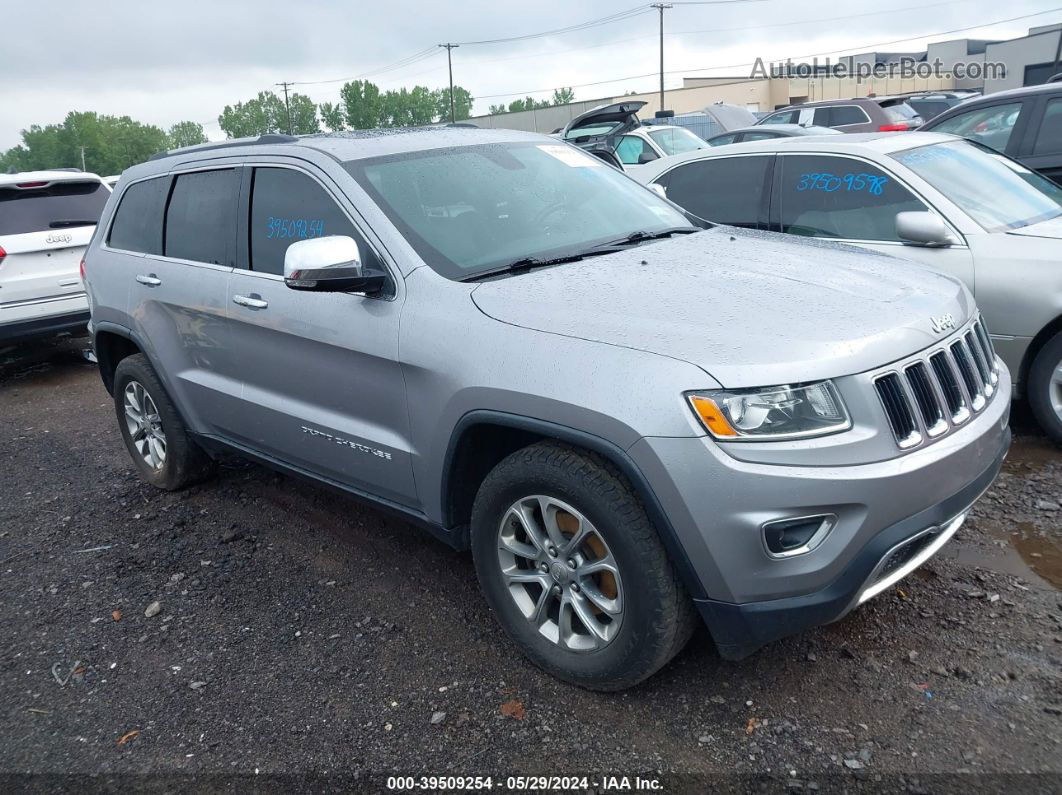 2015 Jeep Grand Cherokee Limited Silver vin: 1C4RJFBG3FC725052