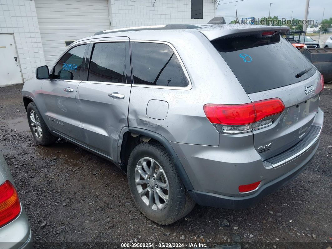 2015 Jeep Grand Cherokee Limited Silver vin: 1C4RJFBG3FC725052