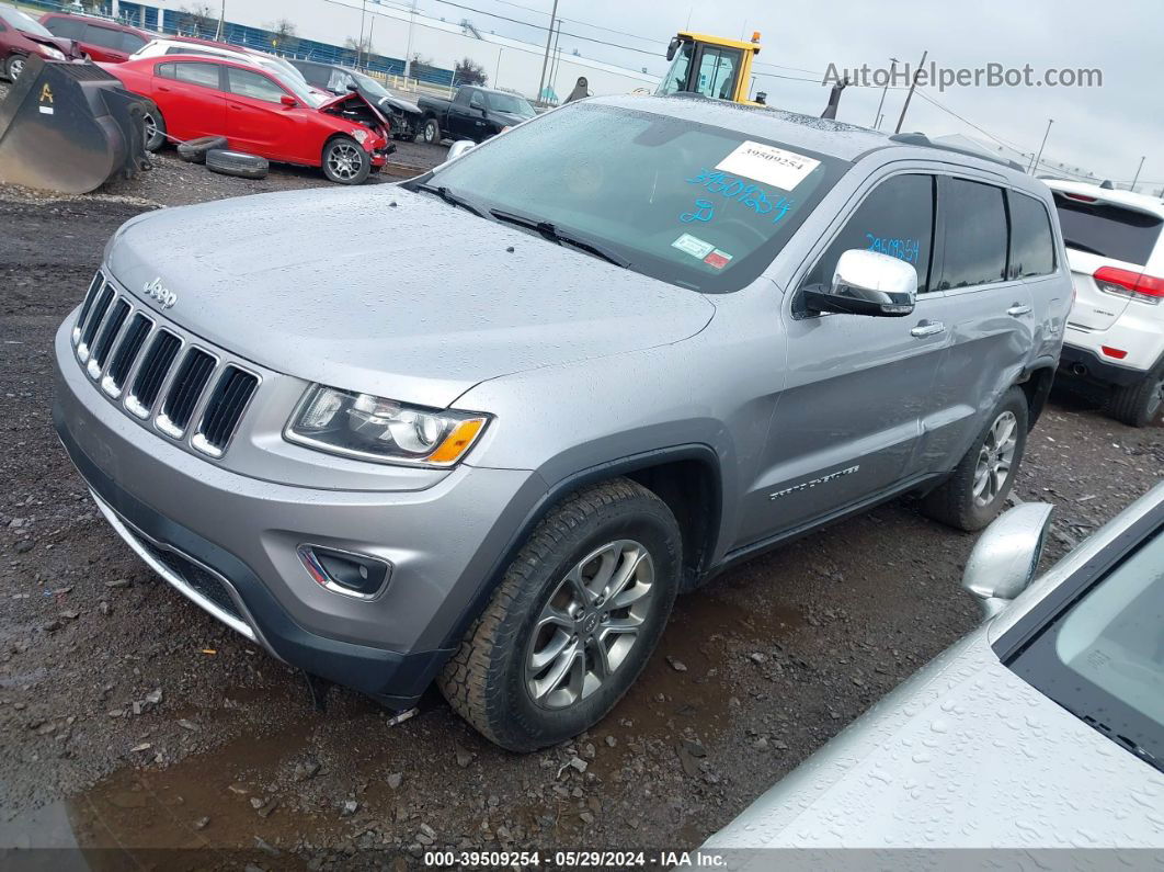 2015 Jeep Grand Cherokee Limited Silver vin: 1C4RJFBG3FC725052