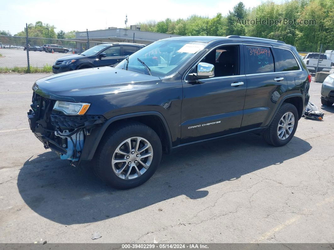 2015 Jeep Grand Cherokee Limited Black vin: 1C4RJFBG3FC725410