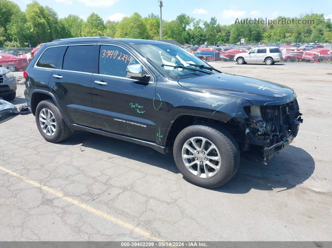 2015 Jeep Grand Cherokee Limited Black vin: 1C4RJFBG3FC725410