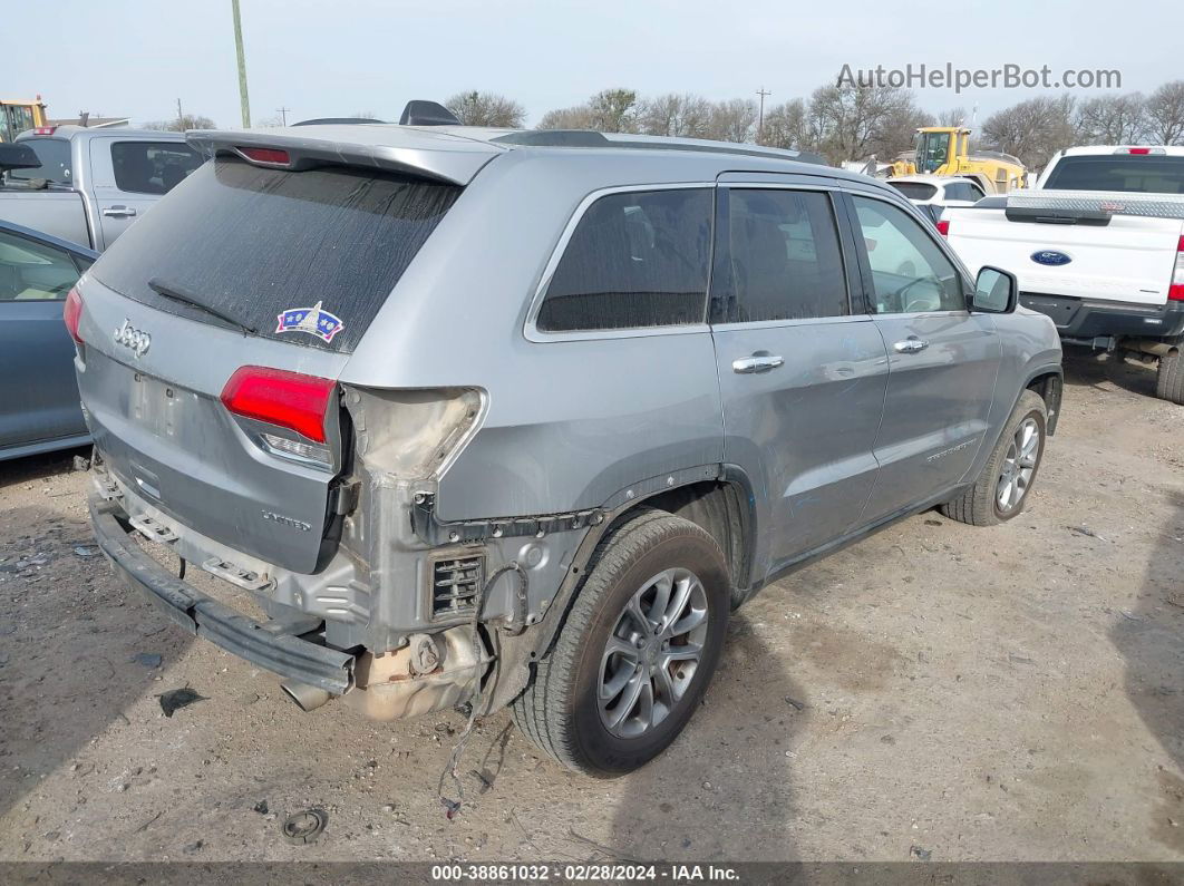 2015 Jeep Grand Cherokee Limited Silver vin: 1C4RJFBG3FC774283