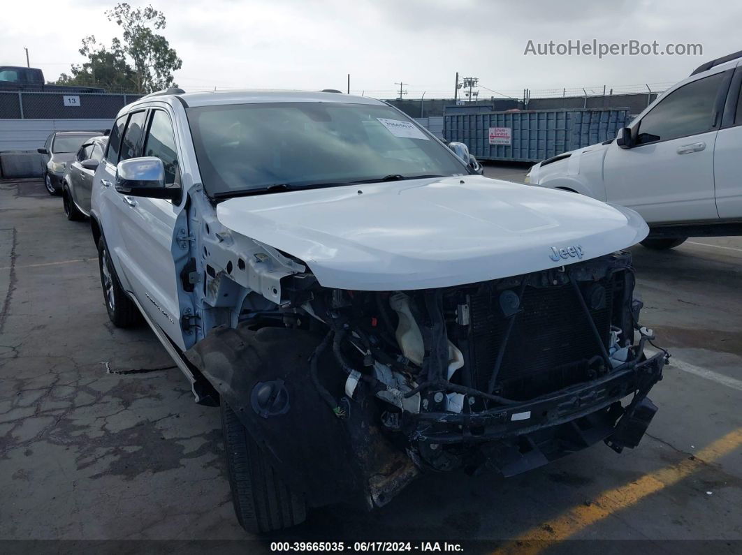 2015 Jeep Grand Cherokee Limited White vin: 1C4RJFBG3FC889370