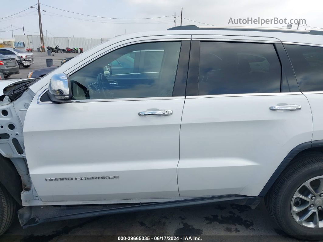 2015 Jeep Grand Cherokee Limited White vin: 1C4RJFBG3FC889370