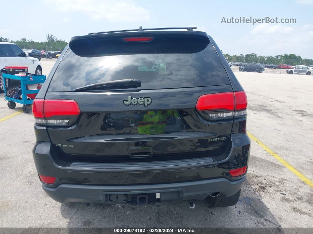 2017 Jeep Grand Cherokee Limited 4x4 Black vin: 1C4RJFBG3HC818365