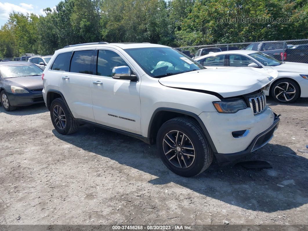 2017 Jeep Grand Cherokee Limited White vin: 1C4RJFBG3HC872507