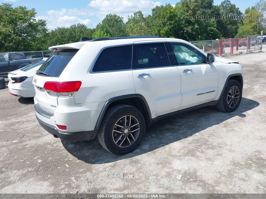 2017 Jeep Grand Cherokee Limited White vin: 1C4RJFBG3HC872507