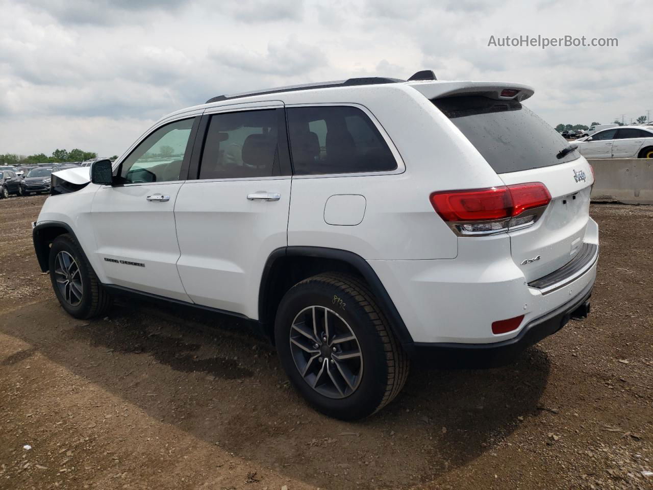 2019 Jeep Grand Cherokee Limited White vin: 1C4RJFBG3KC669107