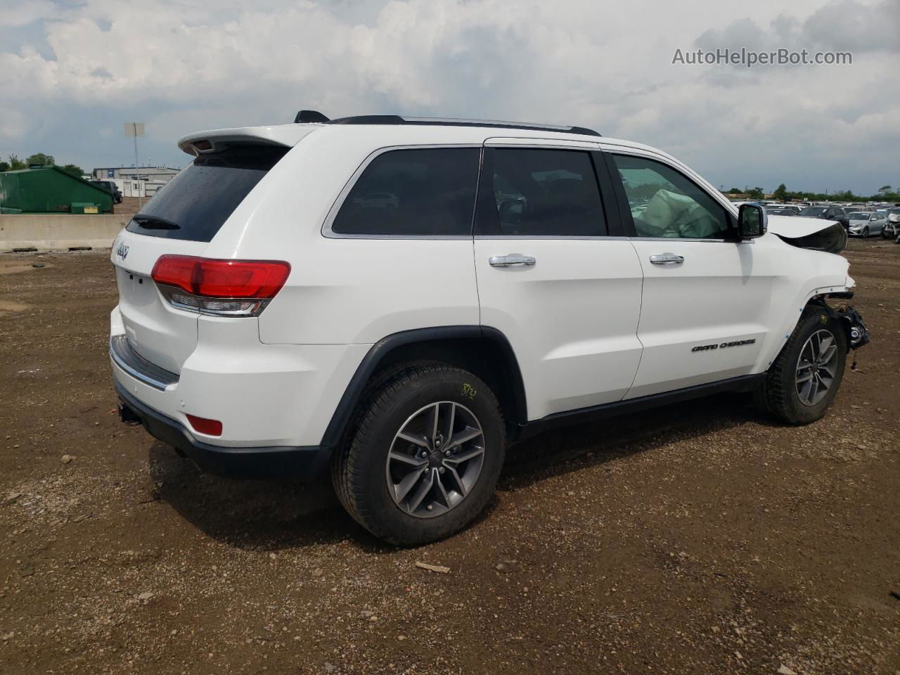 2019 Jeep Grand Cherokee Limited White vin: 1C4RJFBG3KC669107