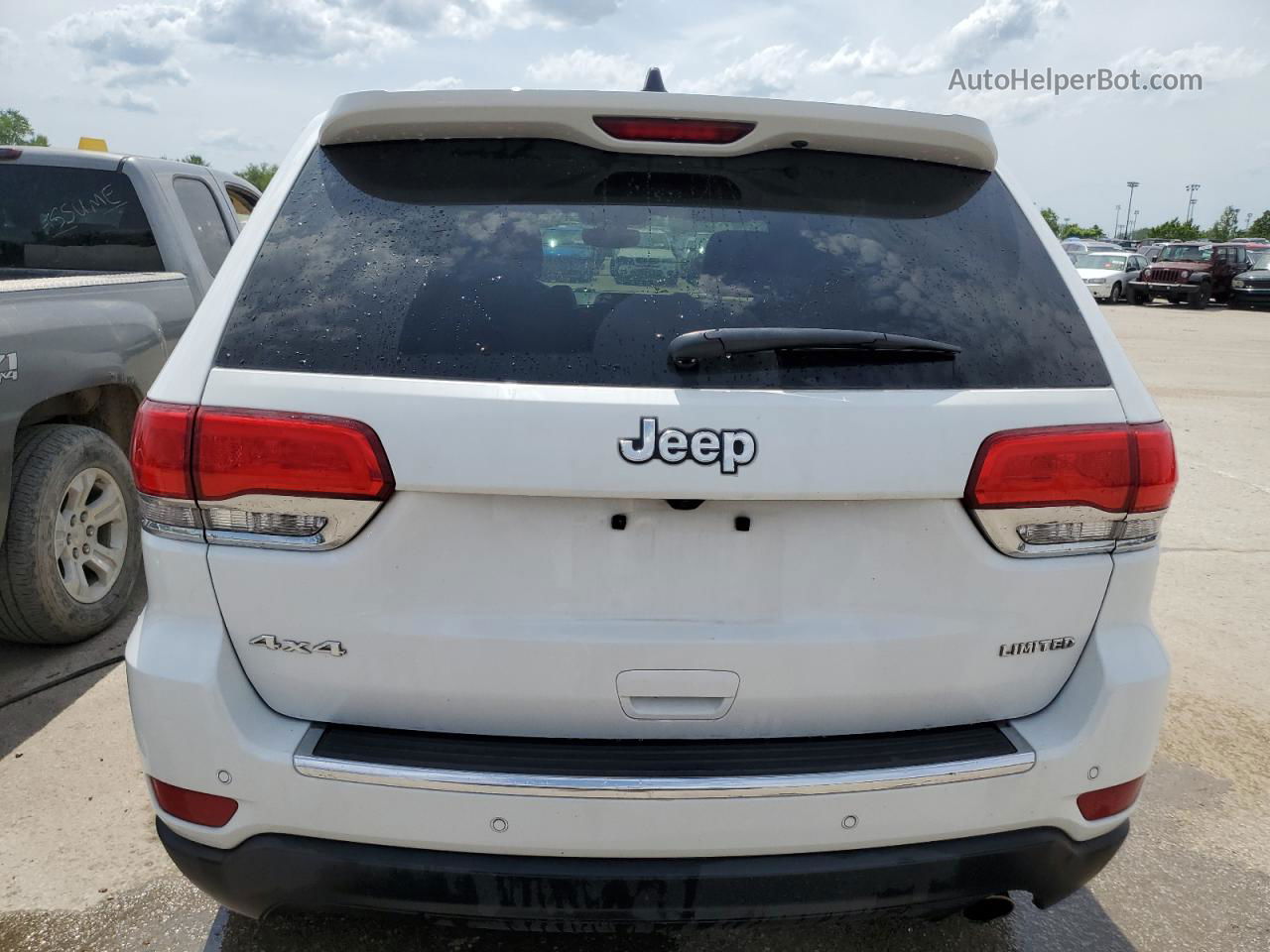 2019 Jeep Grand Cherokee Limited White vin: 1C4RJFBG3KC693276