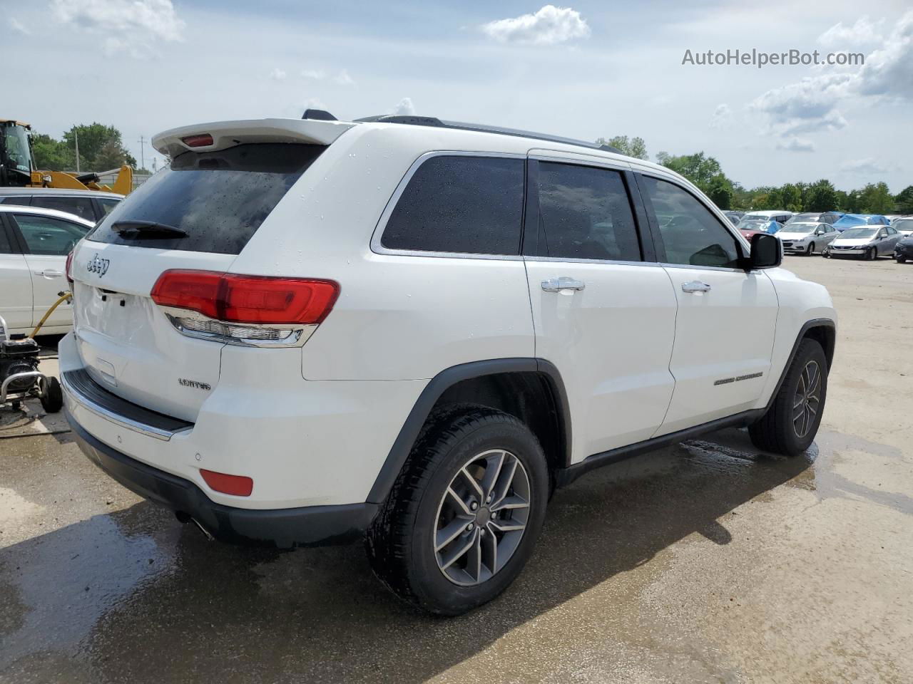 2019 Jeep Grand Cherokee Limited White vin: 1C4RJFBG3KC693276