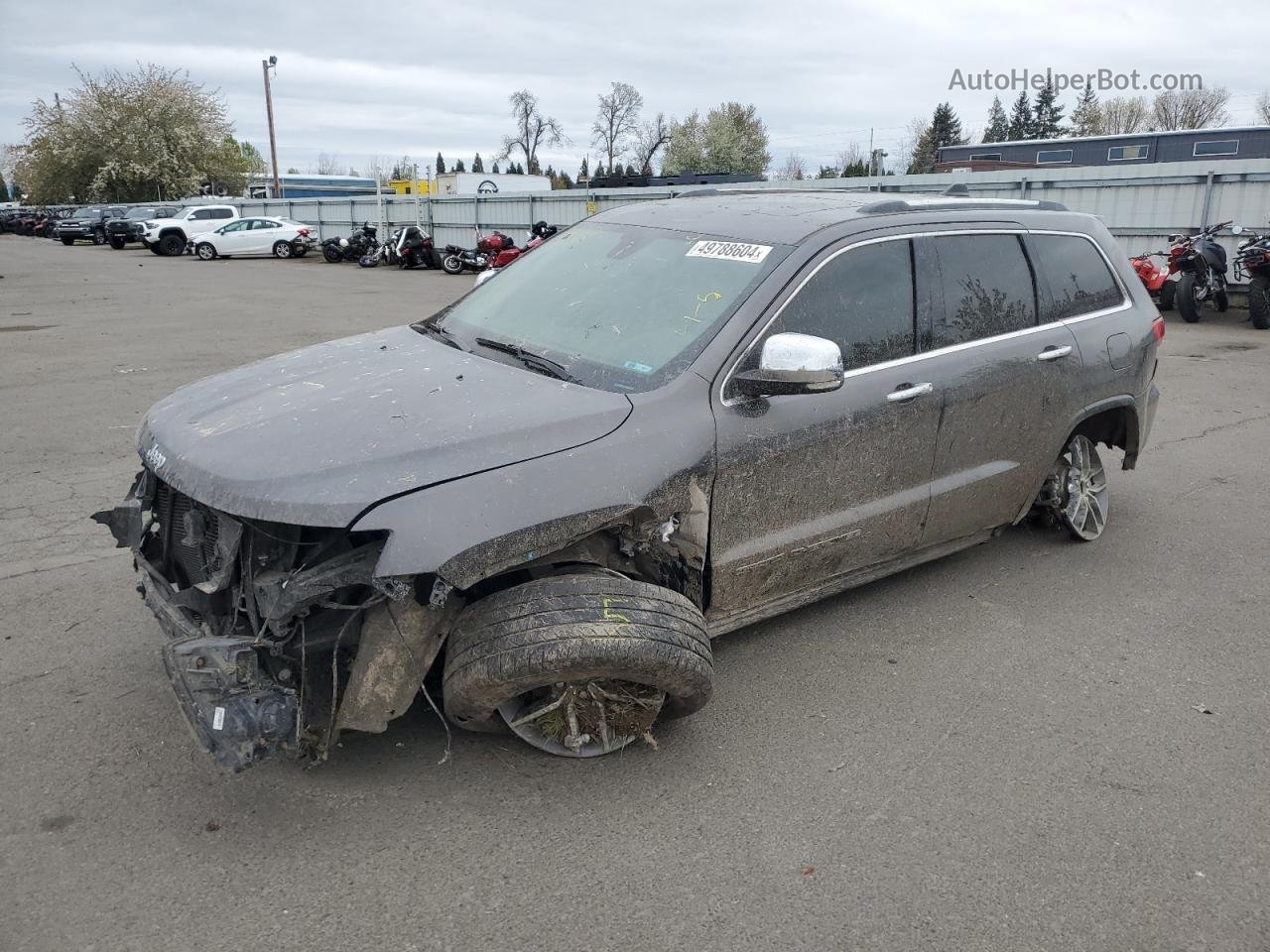 2019 Jeep Grand Cherokee Limited Серый vin: 1C4RJFBG3KC713008