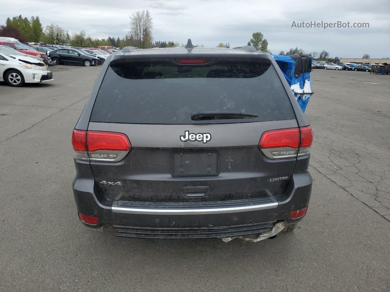 2019 Jeep Grand Cherokee Limited Серый vin: 1C4RJFBG3KC713008