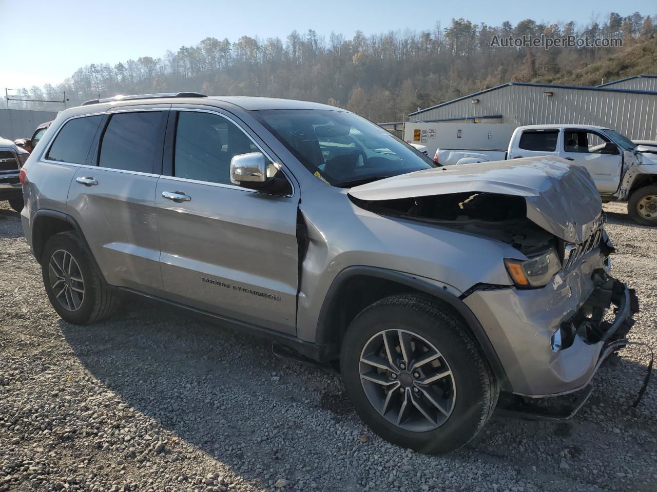 2019 Jeep Grand Cherokee Limited Gray vin: 1C4RJFBG3KC713476