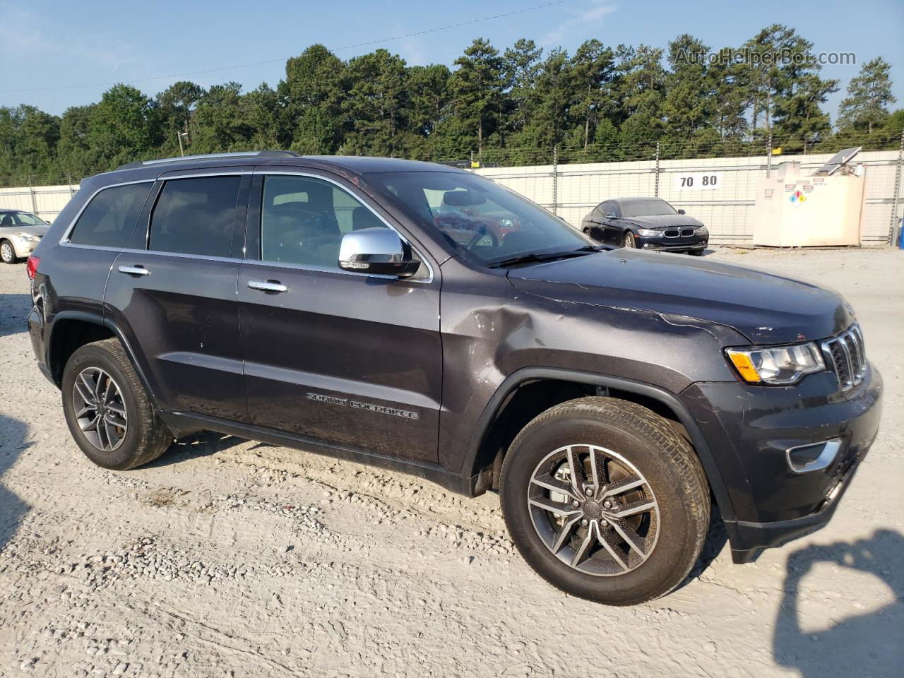 2019 Jeep Grand Cherokee Limited Gray vin: 1C4RJFBG3KC778876