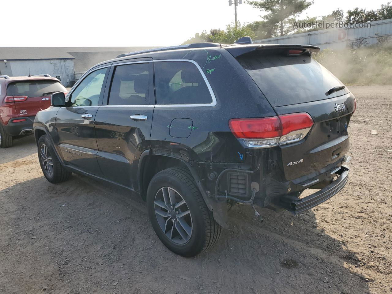 2019 Jeep Grand Cherokee Limited Black vin: 1C4RJFBG3KC785438