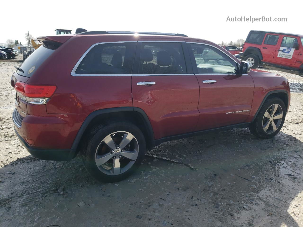 2014 Jeep Grand Cherokee Limited Бордовый vin: 1C4RJFBG4EC101596