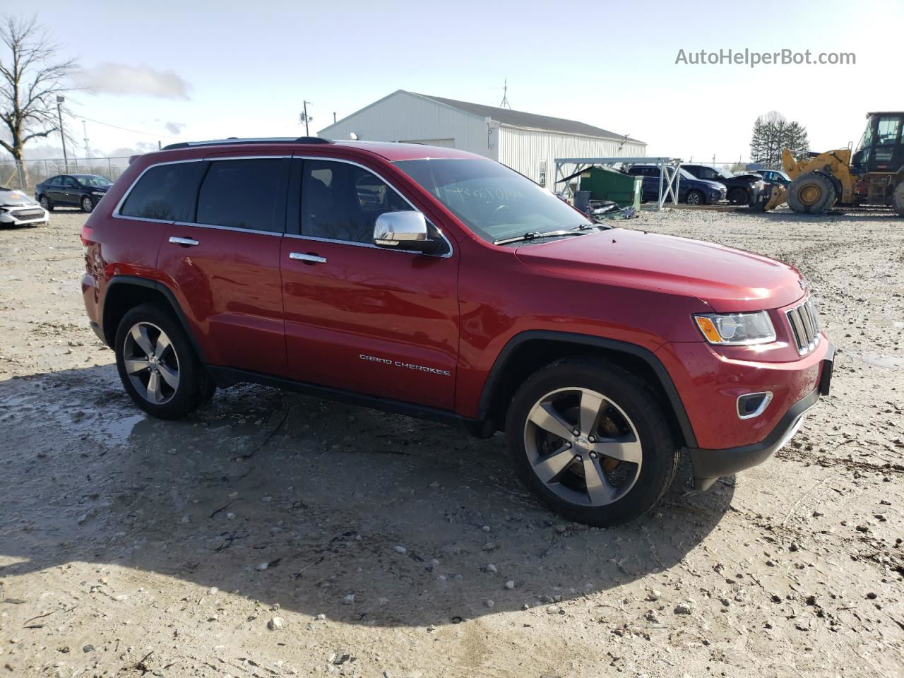 2014 Jeep Grand Cherokee Limited Бордовый vin: 1C4RJFBG4EC101596