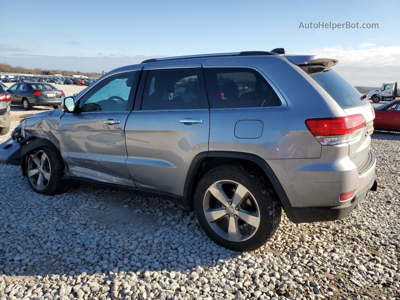 2014 Jeep Grand Cherokee Limited Silver vin: 1C4RJFBG4EC293814