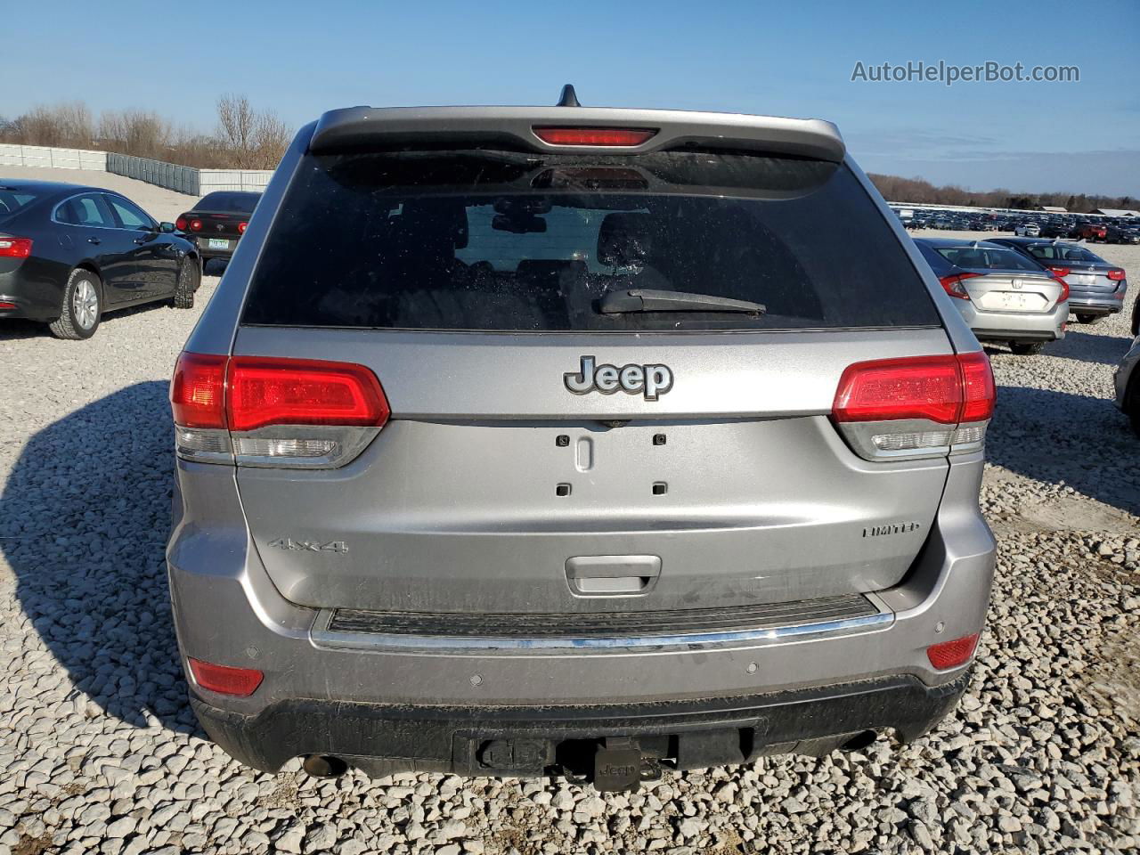 2014 Jeep Grand Cherokee Limited Серебряный vin: 1C4RJFBG4EC293814