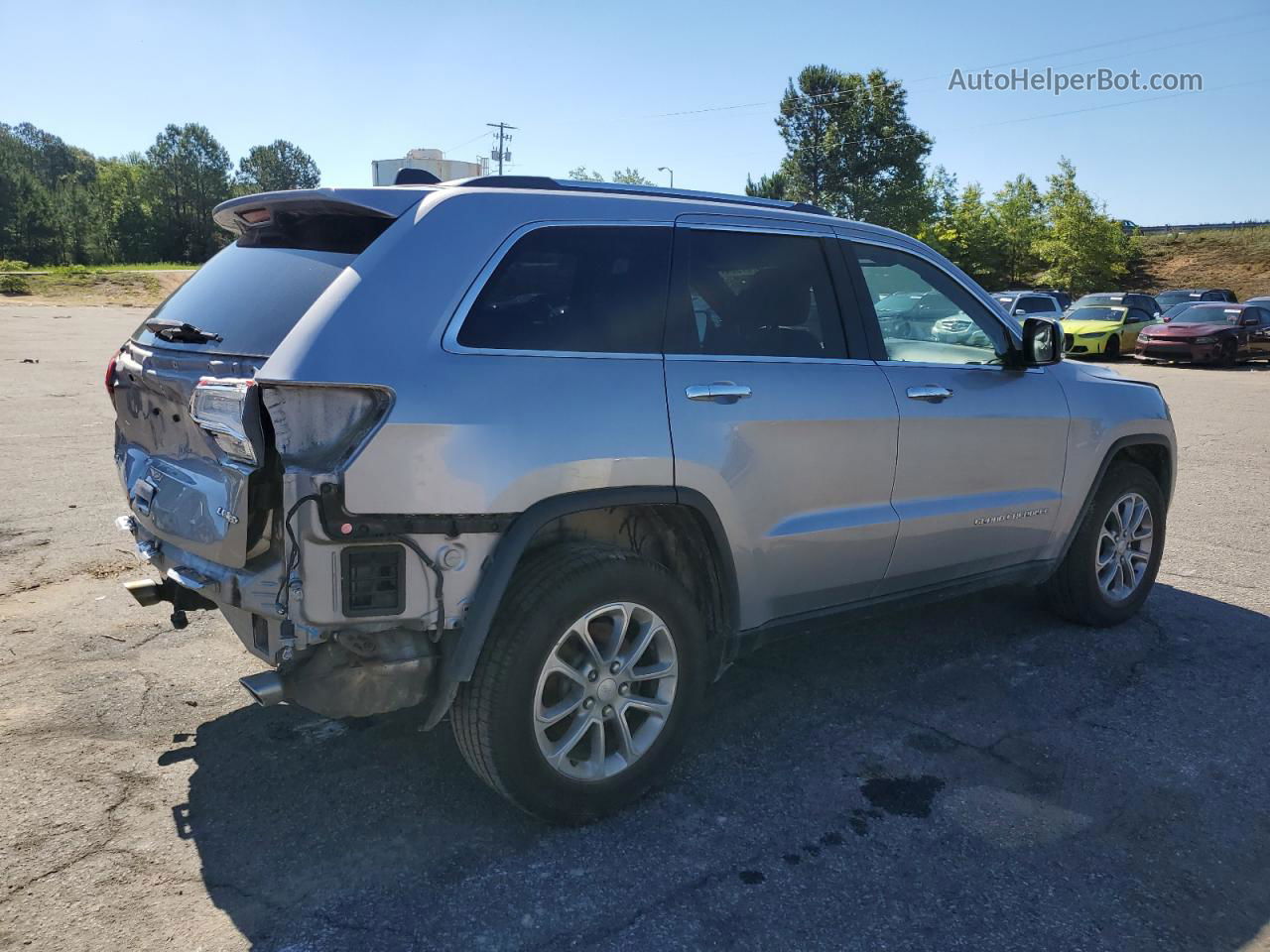 2014 Jeep Grand Cherokee Limited Серый vin: 1C4RJFBG4EC462665